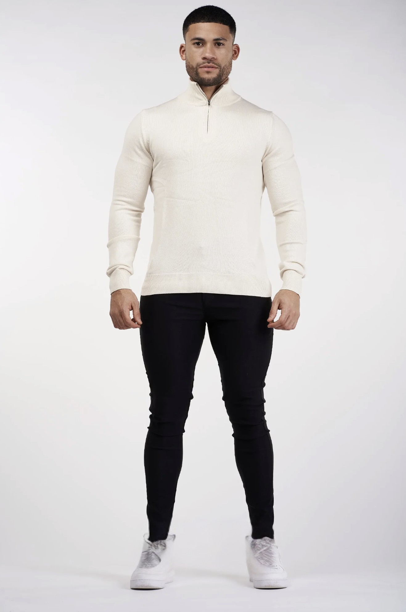 THE SANTONI HALF ZIP - SWEATER