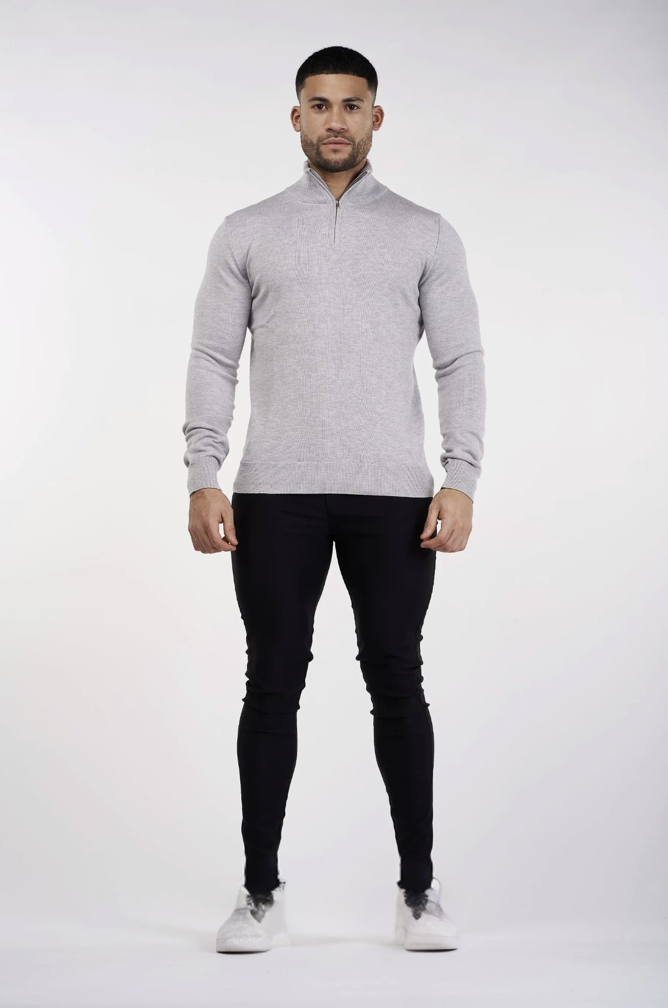 THE SANTONI HALF ZIP - SWEATER