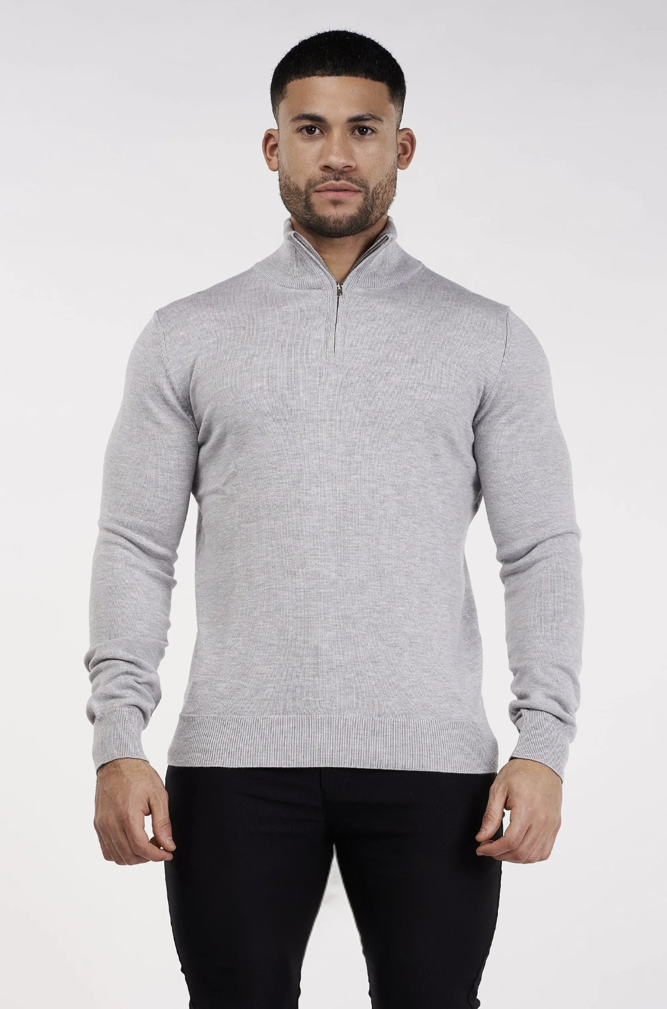 THE SANTONI HALF ZIP - SWEATER